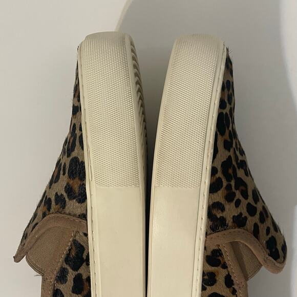 UGG Jass Platform Sneakers Leopard Cheetah Print Slip On Shoes Women's Size 7 - Picture 11 of 15